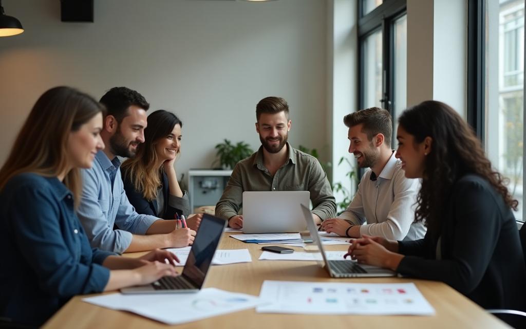 Editorial team collaborating at Lifebyte Media